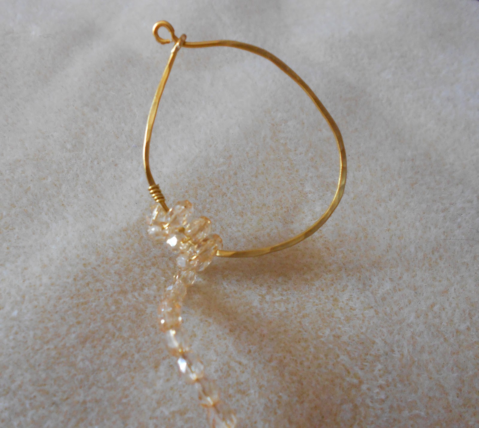 Anthropologie KnockOff Earring Tutorial My Girlish Whims