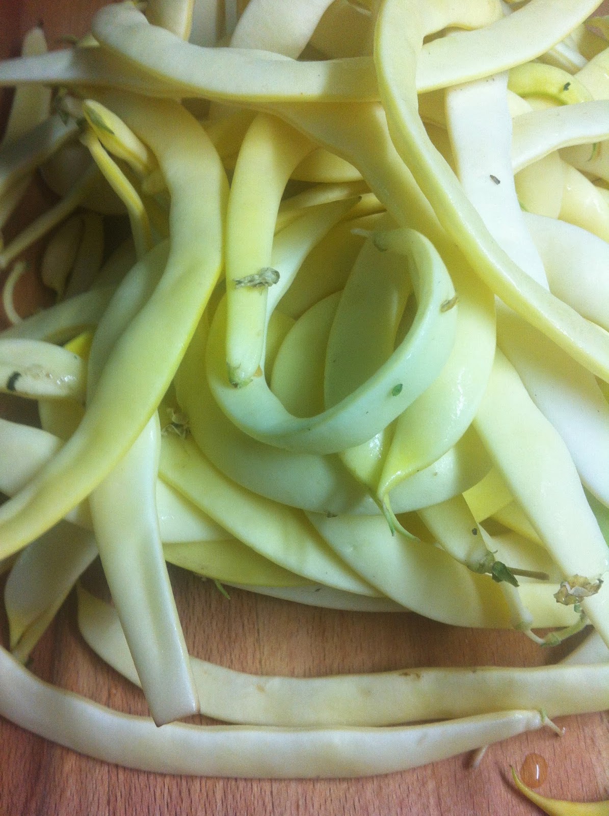 Las recetas de Martuka Judías Blancas En Vaina Con Cebolla Roja Y Cominos