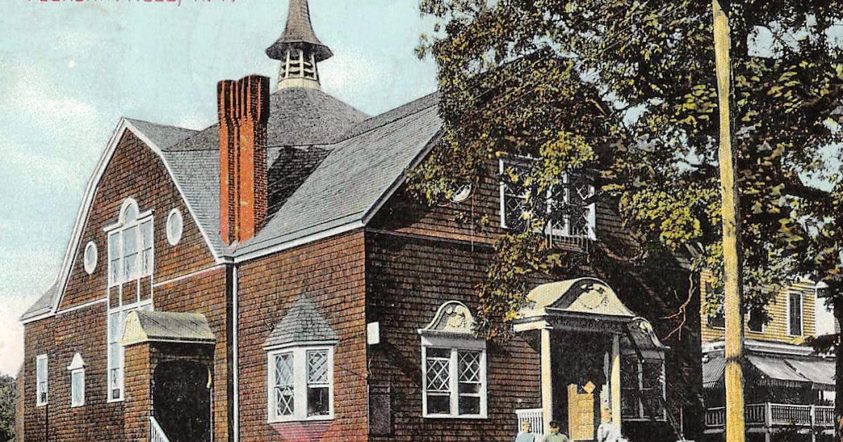 Library Postcards 1913 Library Hall, Pleasantville, New York