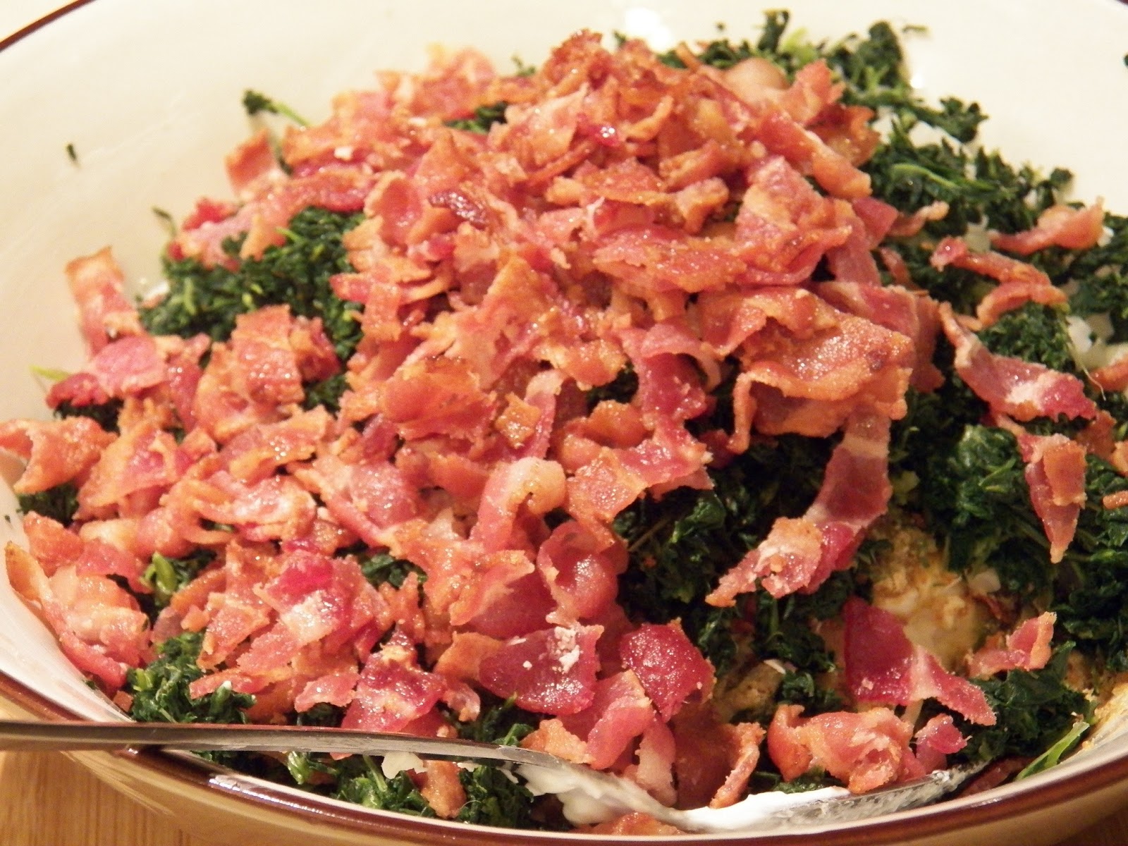 Spinach and Bacon Dip In Good Flavor Great Recipes Great Taste