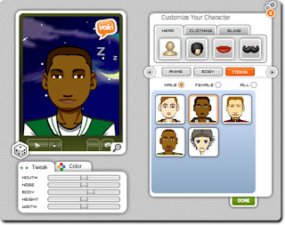 a cartoon character called a voki