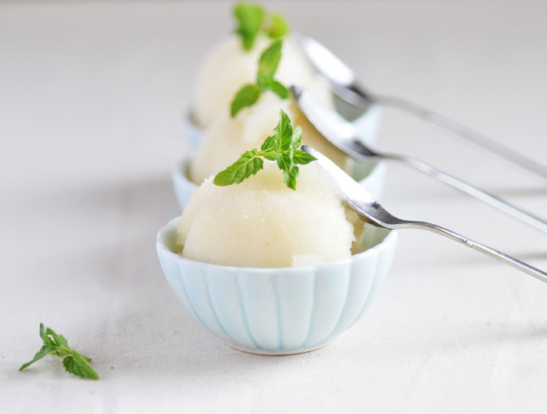 Anja's Food 4 Thought Lemon Sorbet