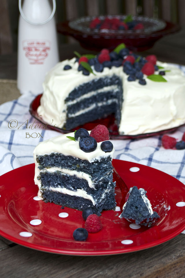 Adora's Box BLUE VELVET CAKE