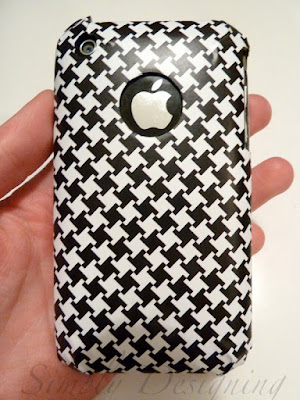 Phone01 | Zebra and Hounds Tooth Printed Vinyl | 6 |