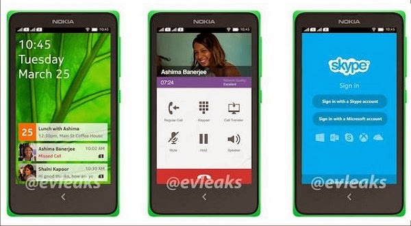 Tampilan Antar Muka Hadir di Nokia Android