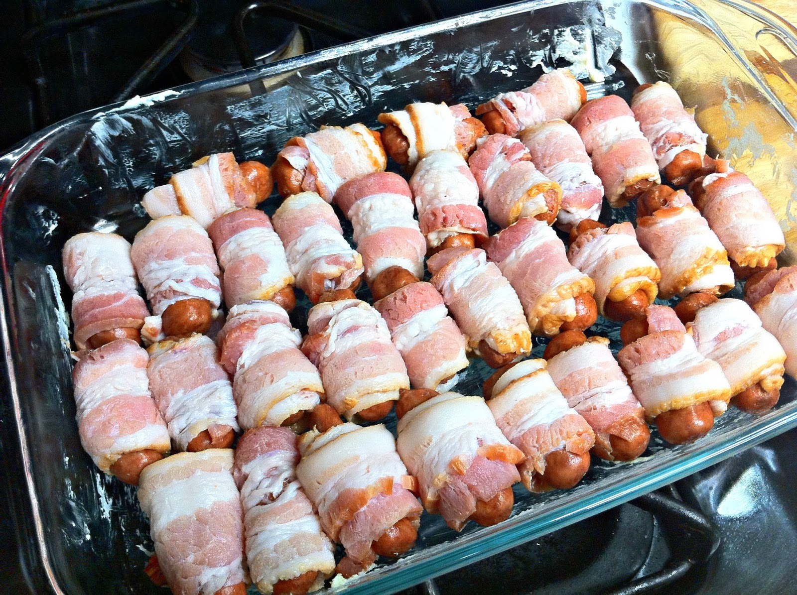 A Bountiful Love Bacon Wrapped Weiners