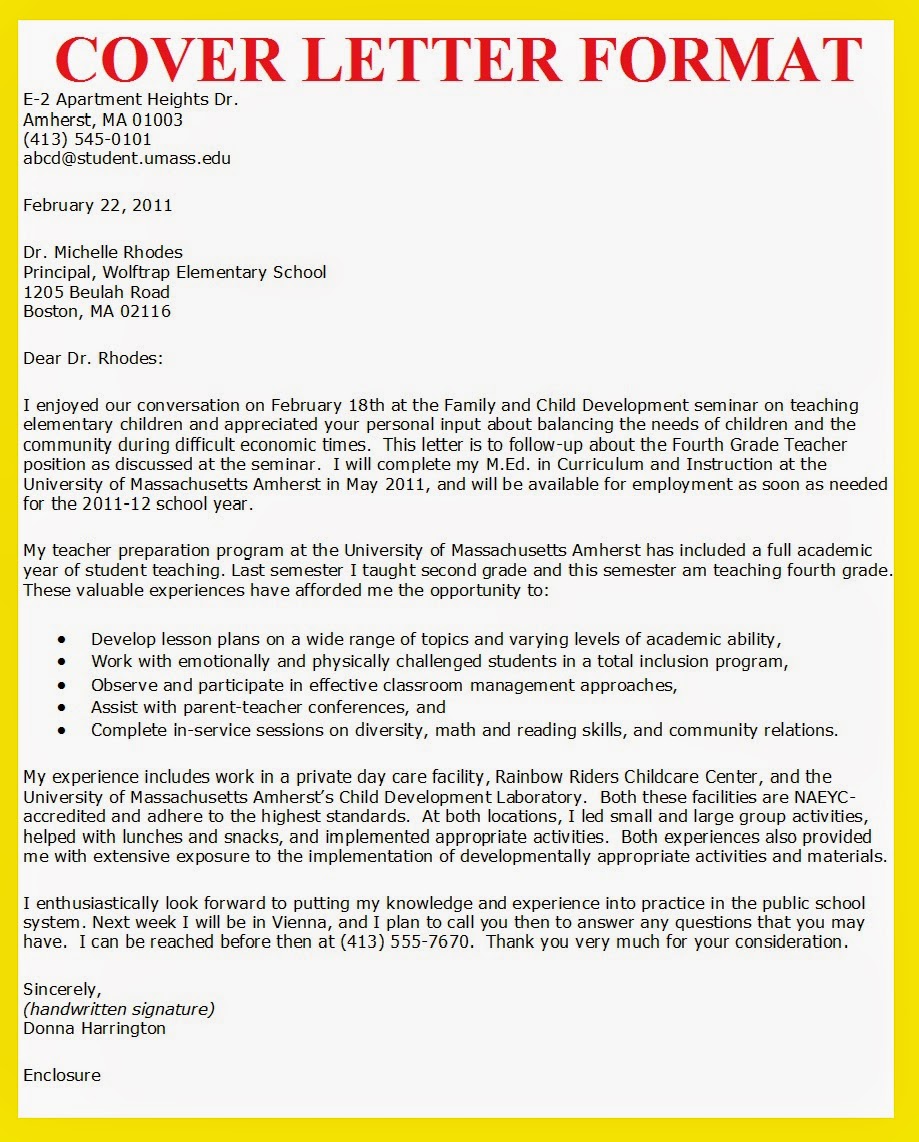 how to make a cover letter job application