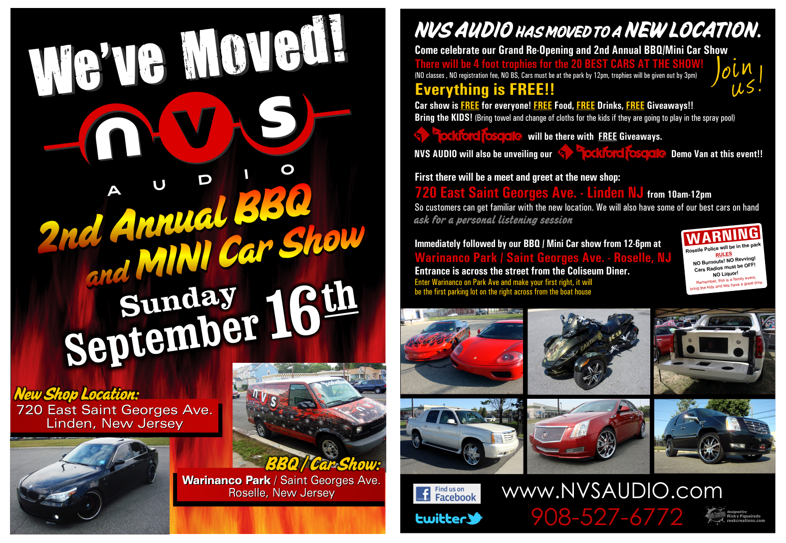 nvs audio nvs audios car show 2012 our 2nd annual car show and bbq car audio flyers