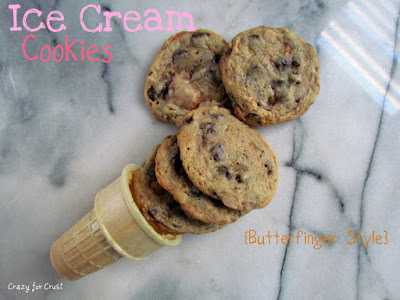 cookies coming out of ice cream cone