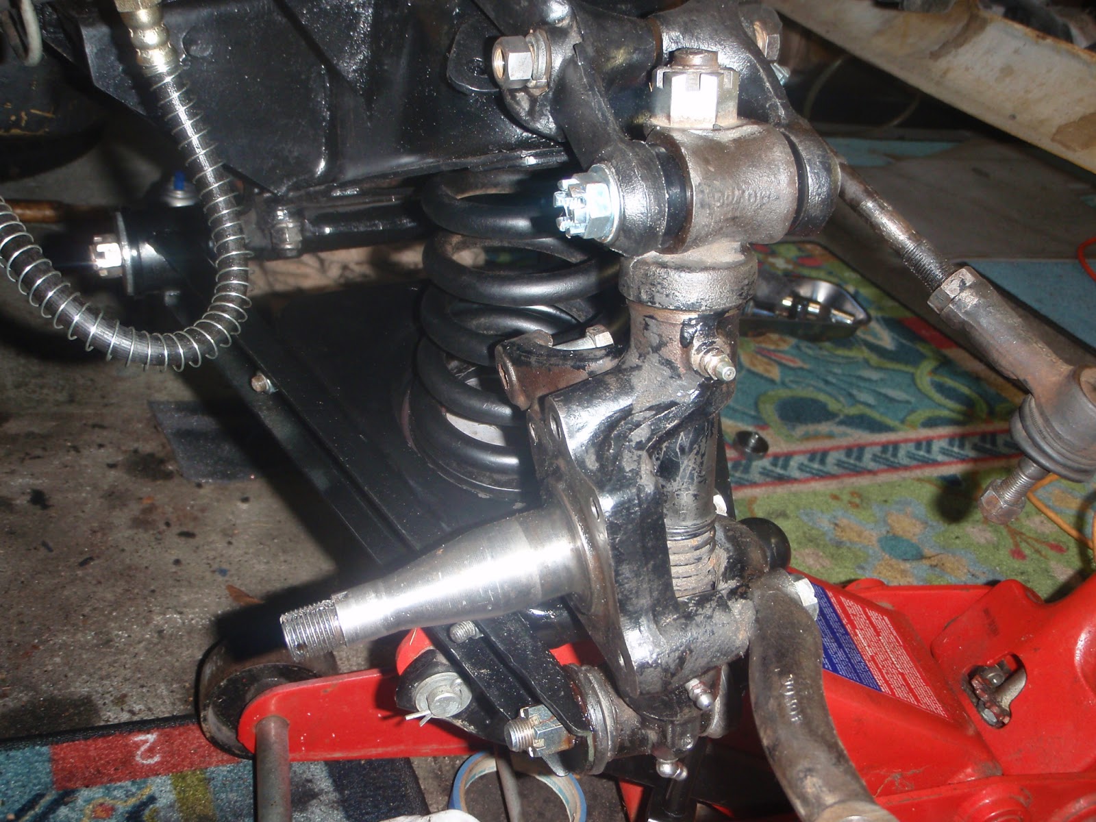 MGB in the Garage Suspension completion