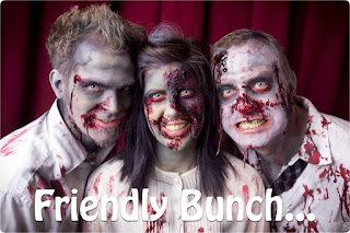 Zombie Group Smiling Zombie Group Smiling