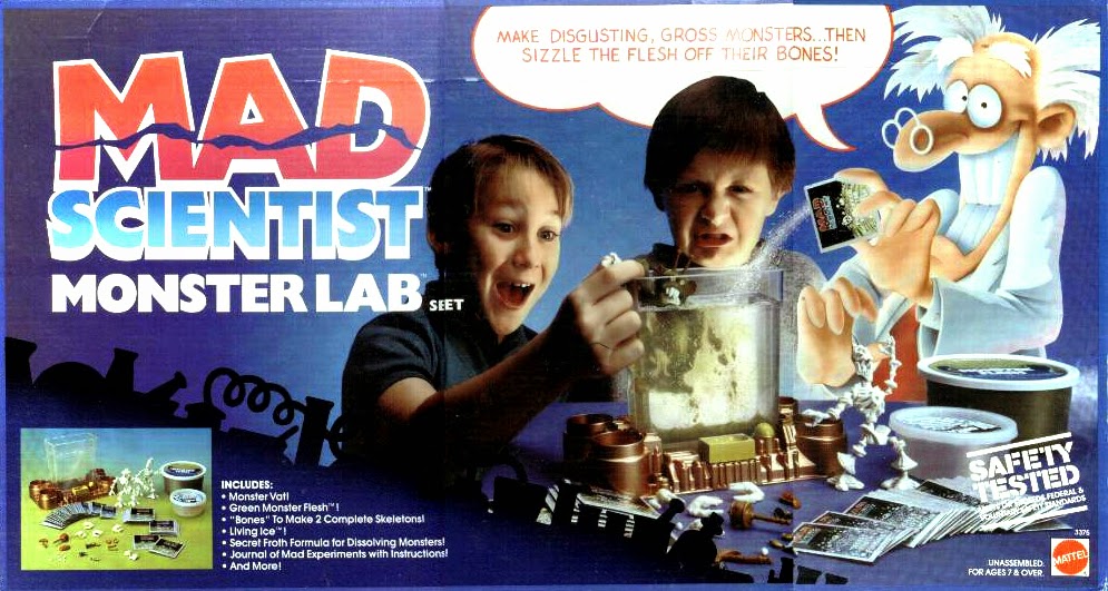 JUNK WORLD BEST TOYS EVER MATTEL "MAD SCIENTIST" TOYS...