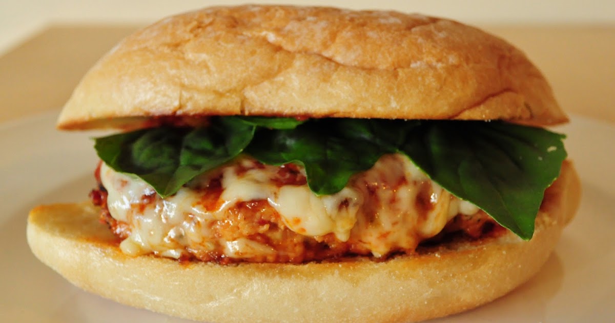 My Tiny Oven Chicken Parmesan Burgers