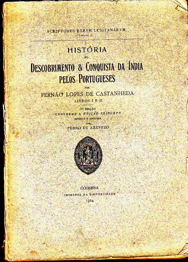 LIVRARIA UTOPIA livros novos & usados Castanheda (Fernão Lopes de
