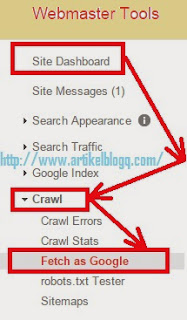 gambar cara fetch as google url blog