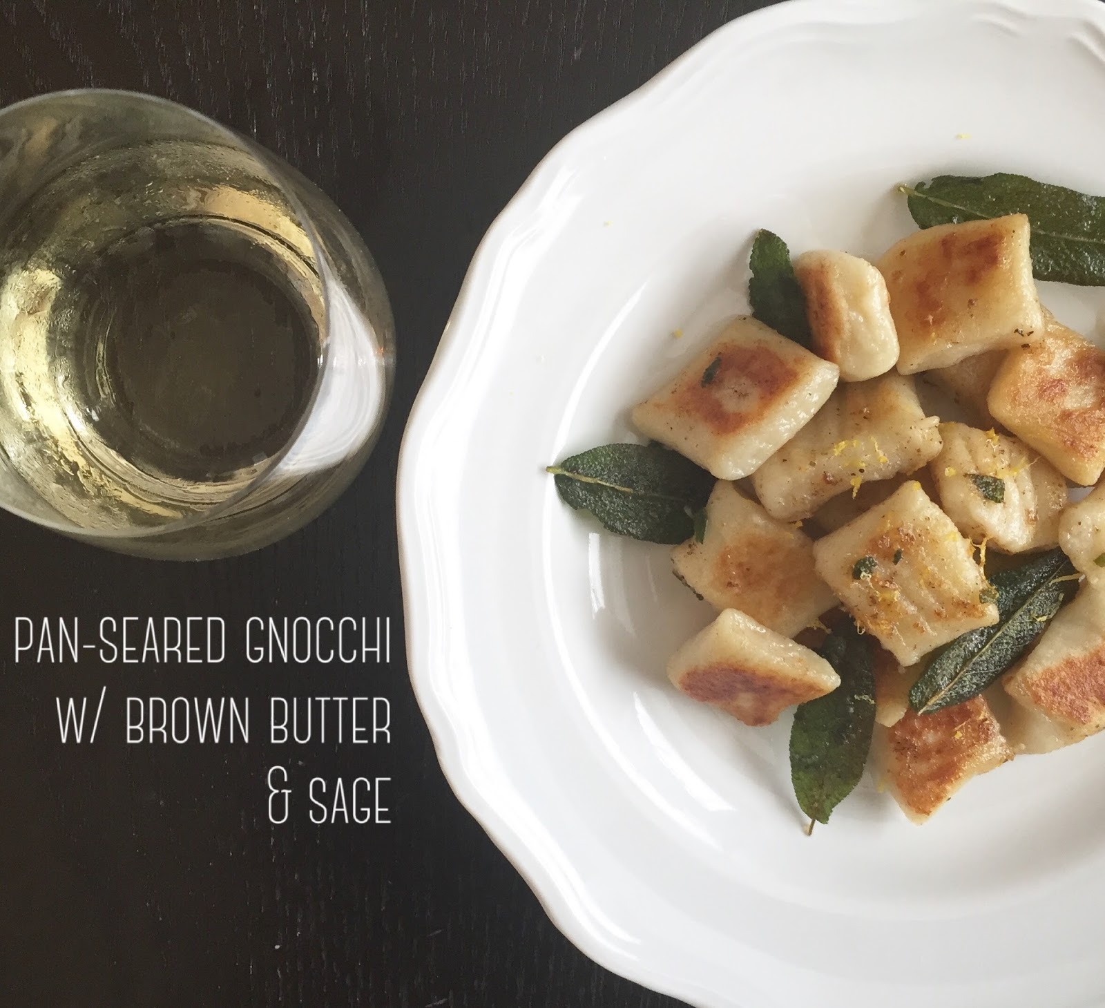 panseared gnocchi w/ brown butter & sage