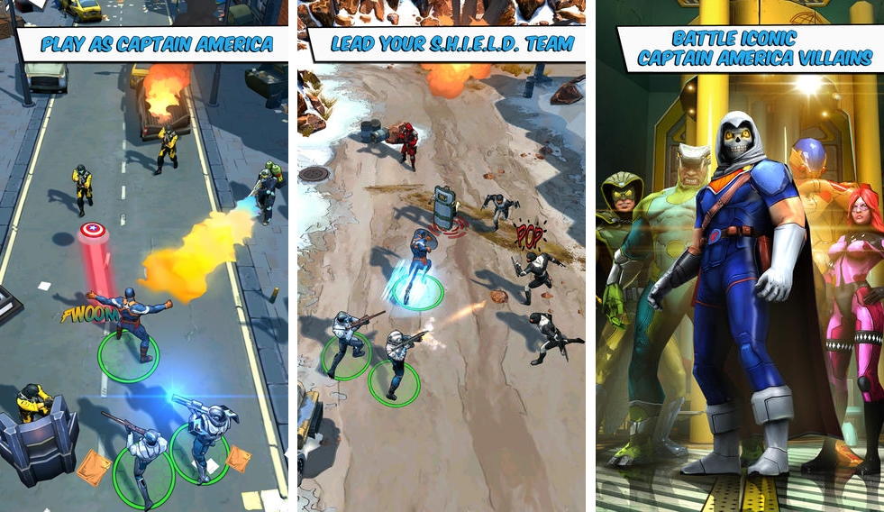Captain America: The Winter Soldier Official Game Screenshots Captain America TWS Official Game