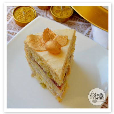 Navidad 2015 (iii): Tarta De Cava Y Uvas / Christmas 2015 (iii): Grape And Champagne Layer Cake
