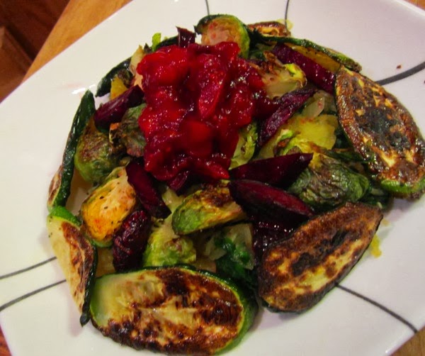 Fibromyalgia Meet Your Match Spaghetti squash a la Brussel Sprouts