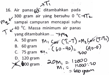 Massa Air Panas dicampur Air Dingin