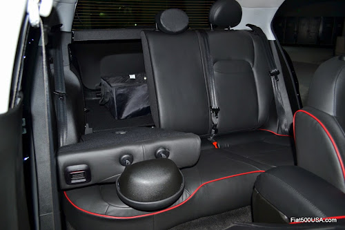 Fiat 500X Rear Split Seat Folded