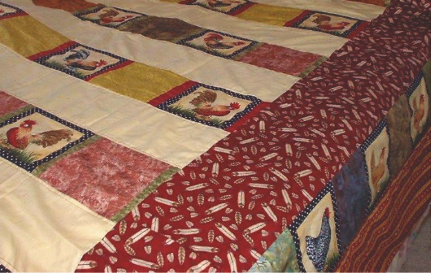 The Quilting Nut Rooster Quilt