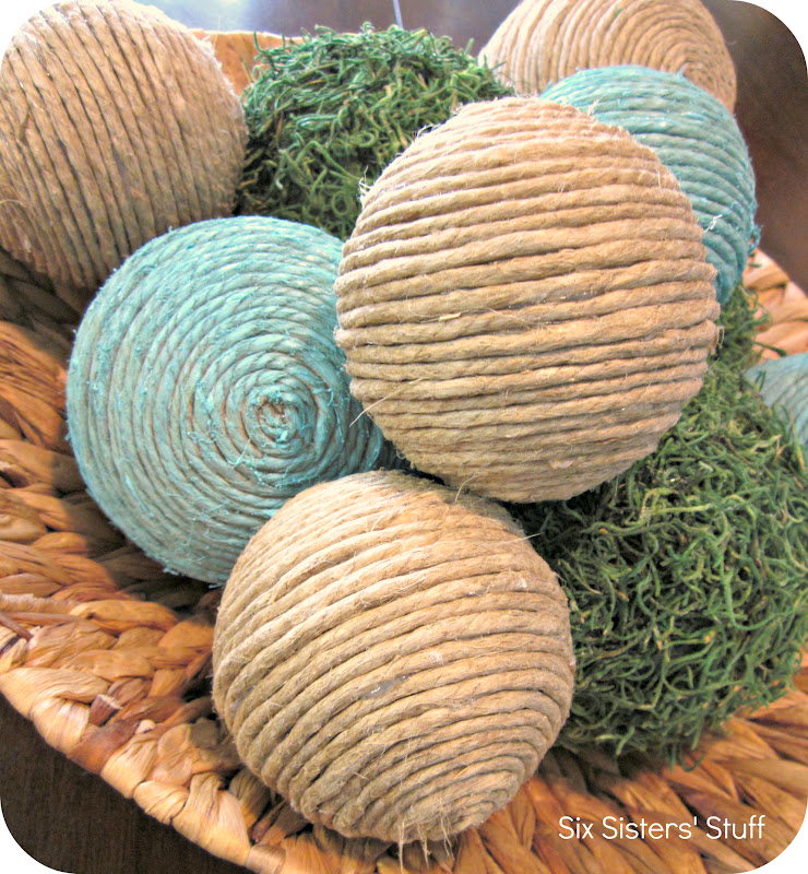 DIY Pottery Barn Inspired Decorative Balls Six Sisters' Stuff