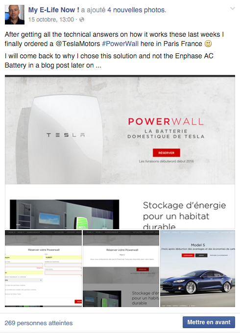 My E Life Now Energy Storage At Home Why I Chose The On My Myelifenow Facebook Page I Have Pre Ordered A Tesla Energy Wall So Made Up Mind What Think Will Be The Best Storage System