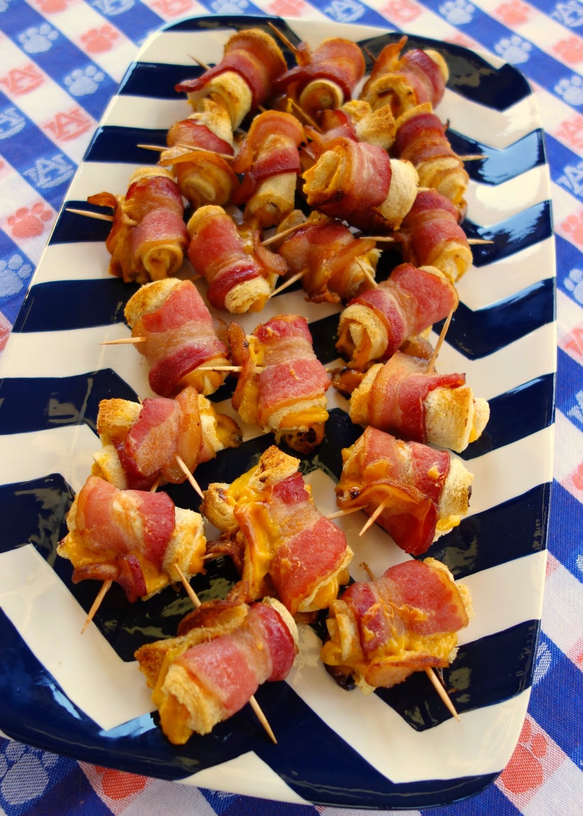 Cheesy Bacon Roll Ups {Football Friday} Plain Chicken