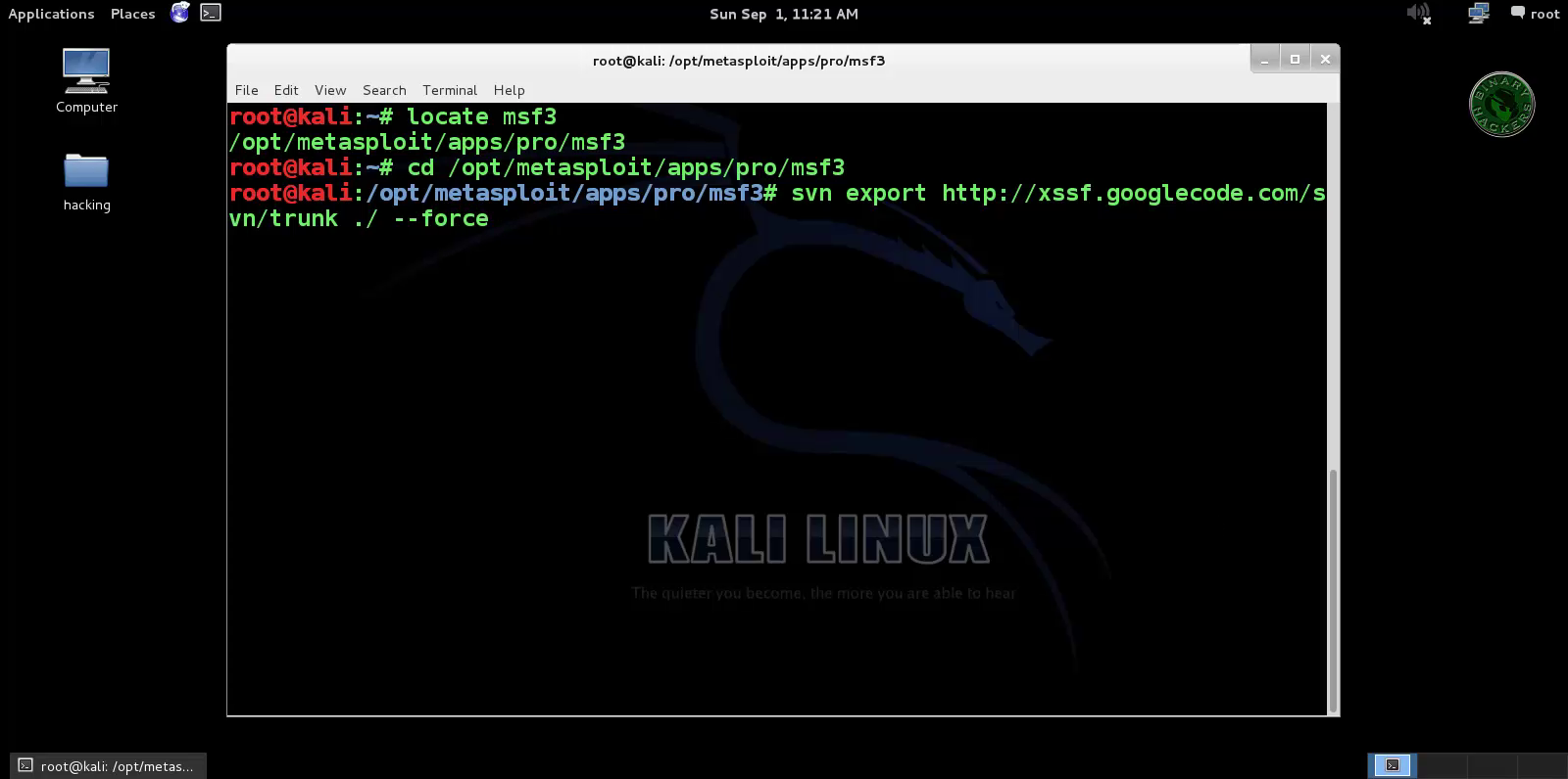 How To Use XSSF in Kali Linux binary hackers