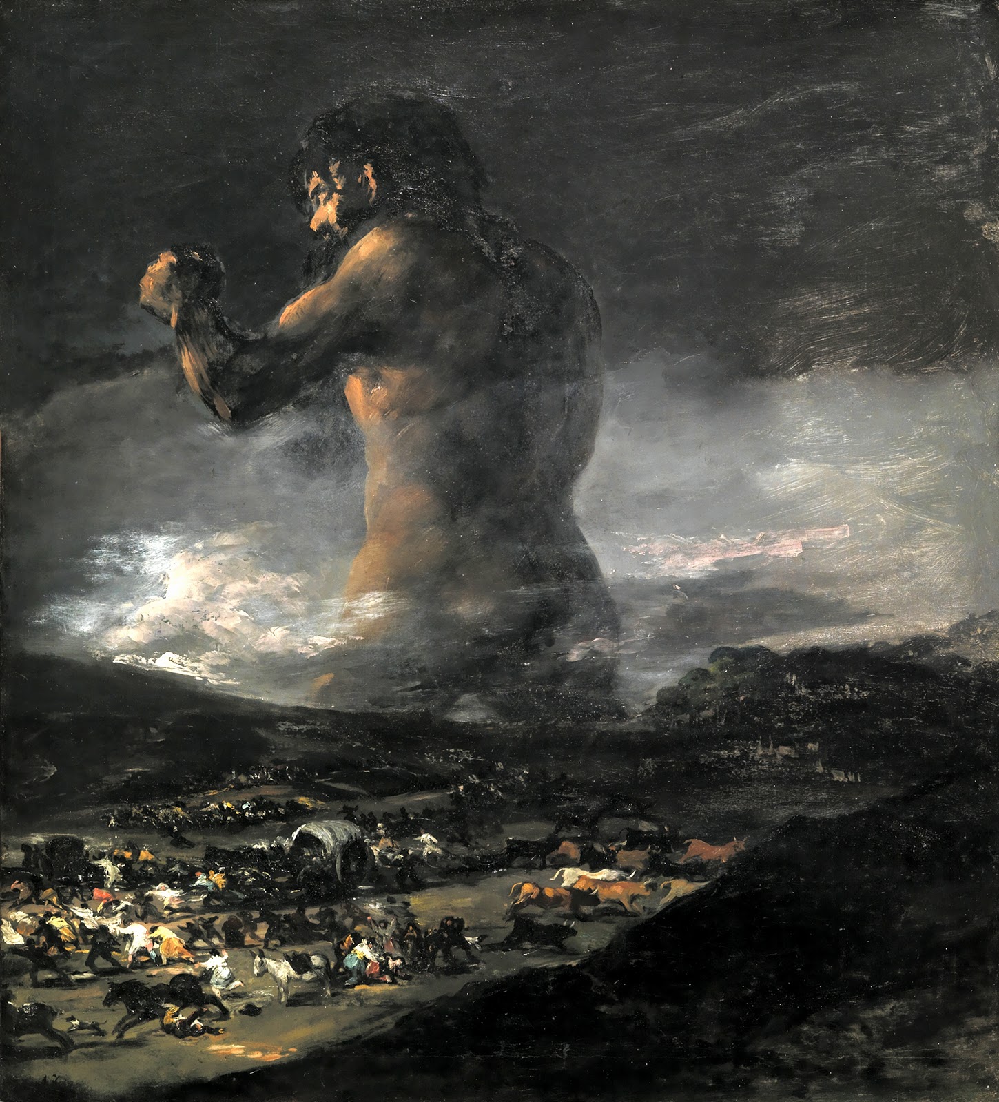 Francisco  Goya  El  coloso C   