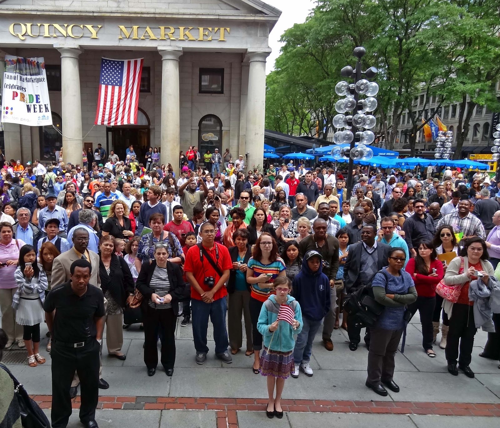 Joe's Retirement Blog Citizenship Ceremony, Faneuil Hall, Boston
