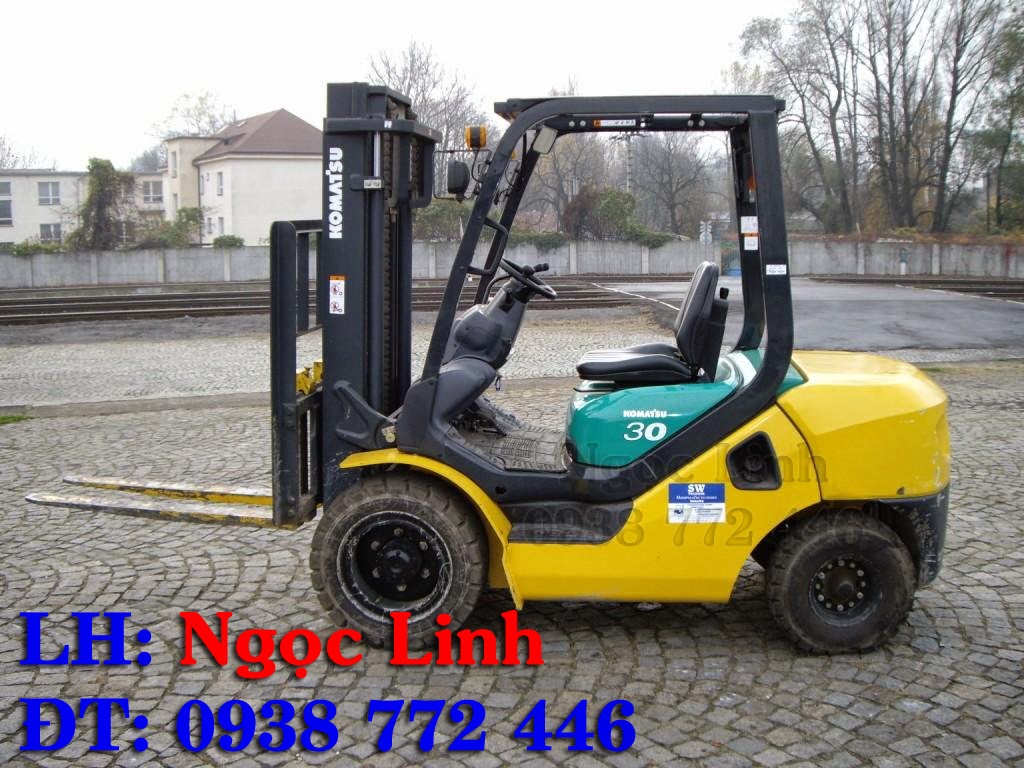 Xe nâng dầu cũ 3000kg Komatsu