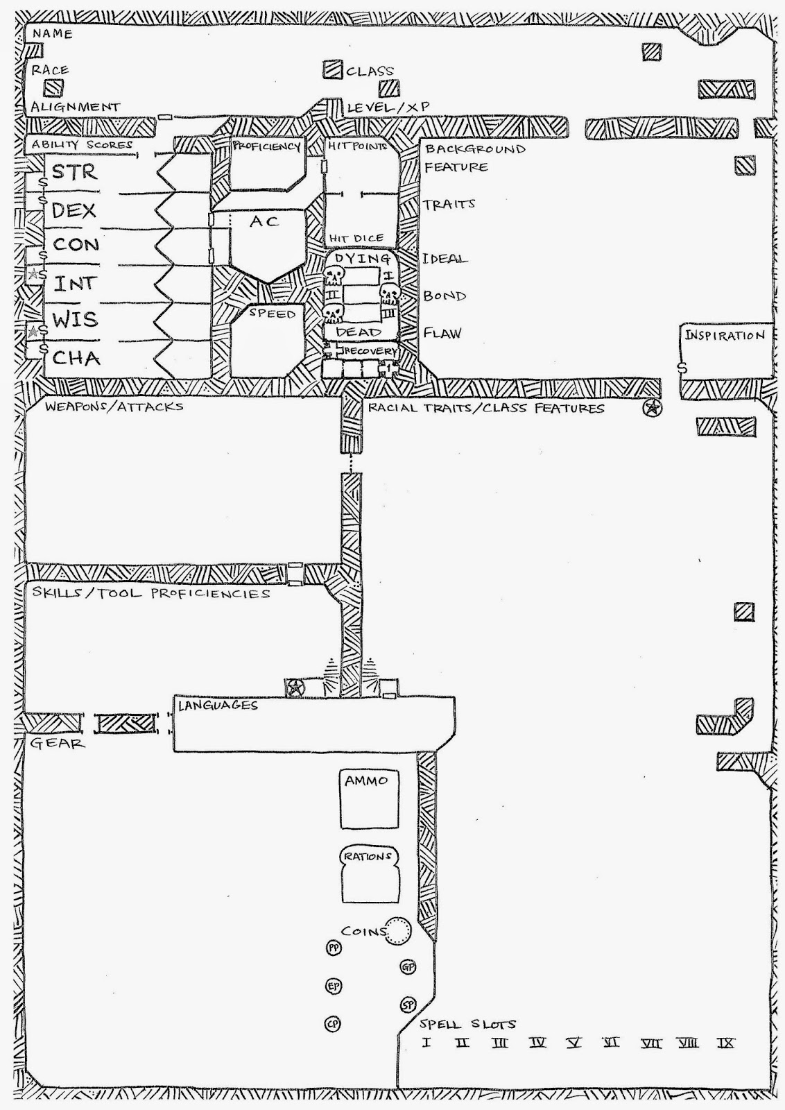 chainsaw chirurgeon 5e character sheet dnd 5e char sheet