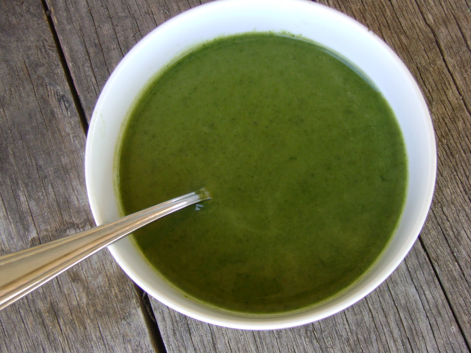 Healthy Spinach Soup - mysavoryspoon
