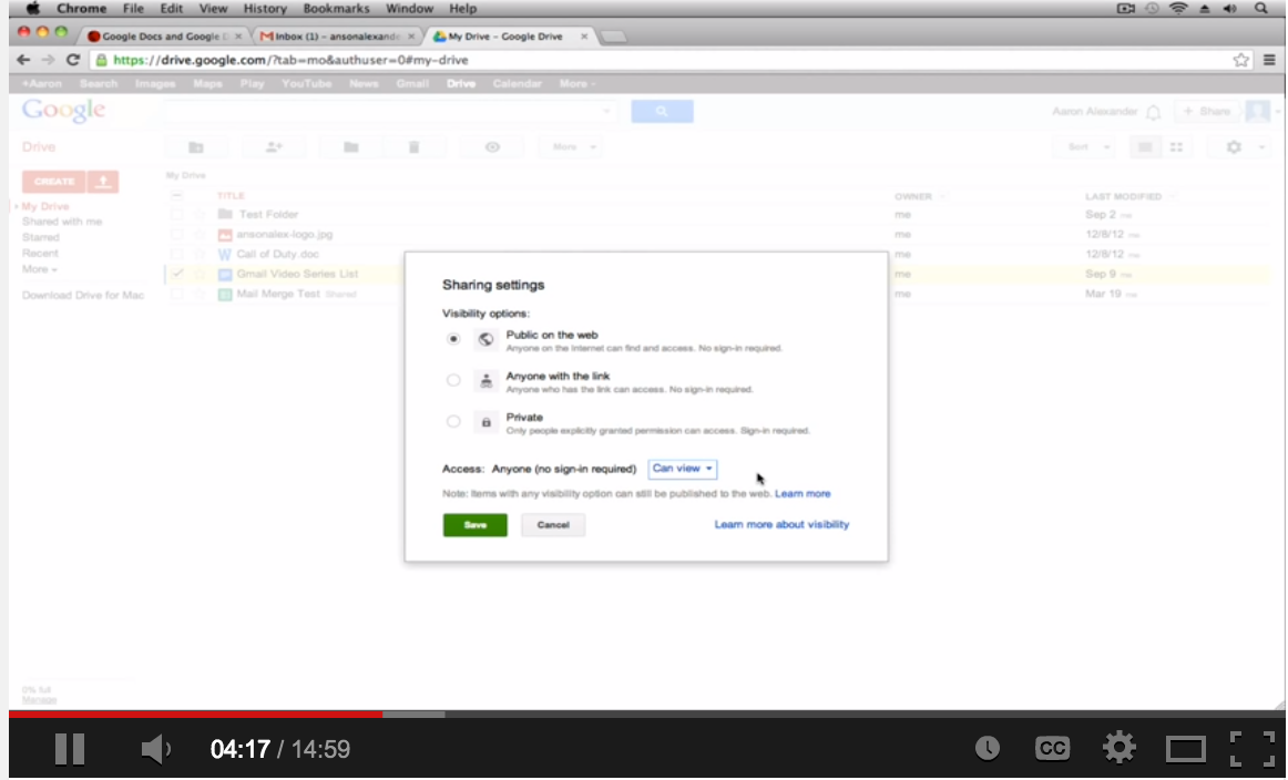 5 Great Google Drive Video Tutorials for Teachers Educational