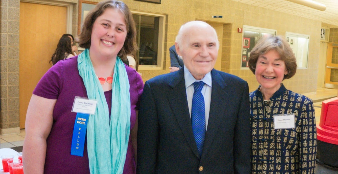 Get a Word in Edgewise Herb Kohl Educational Foundation Honors Carrie Backman ’99 and Madeleine