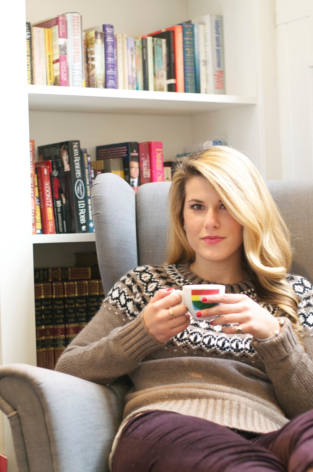 Summer Wind Fair Isle + Carnegie Coffee Company Pittsburgh