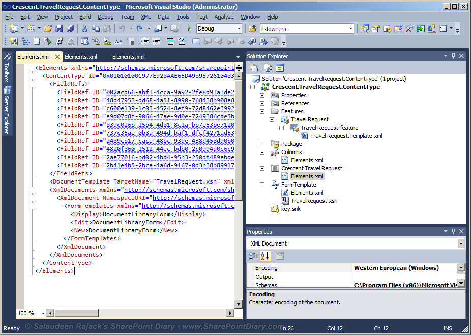 sharepoint 2010 content type feature sharepoint 2010 content type feature