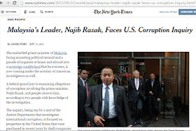 Najib Razak berdepan siasatan rasuah US lapor The New York Times