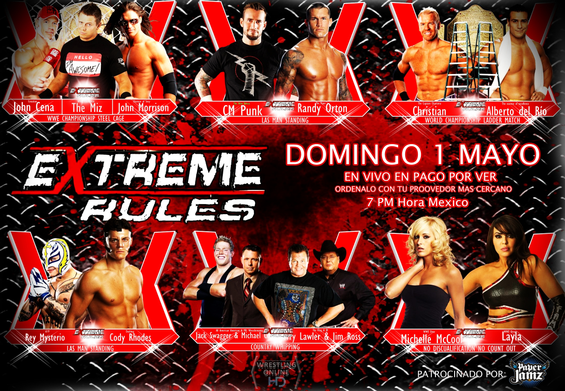 Image result for extreme rules 2011 match