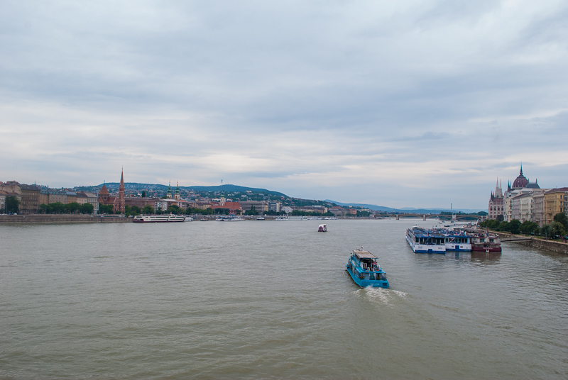 View of the Danube River from the chain bridge image of the View of the Danube River from the chain bridge