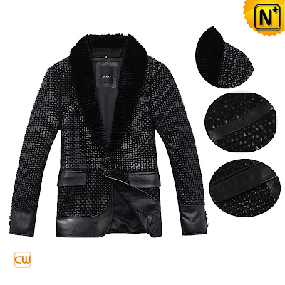 Quilted Sheepskin Leather Jacket