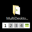超簡單建立多個系統虛擬桌面，Moo0 MultiDesktop V1.15 多國語言綠色免安裝版！