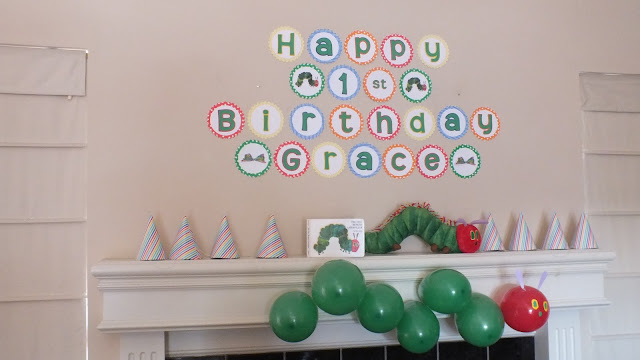Very Hungry Caterpillar decor Very Hungry Caterpillar party