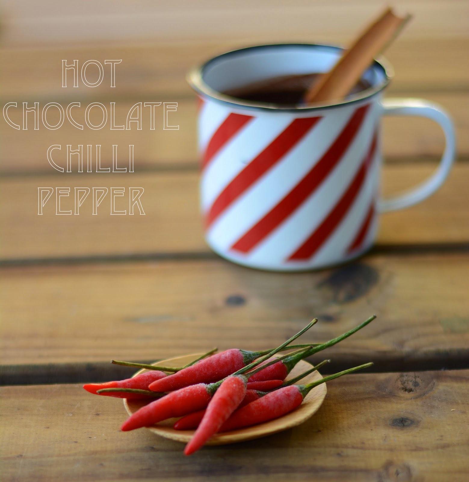 fresa & pimienta Hot chocolate Chili Pepper