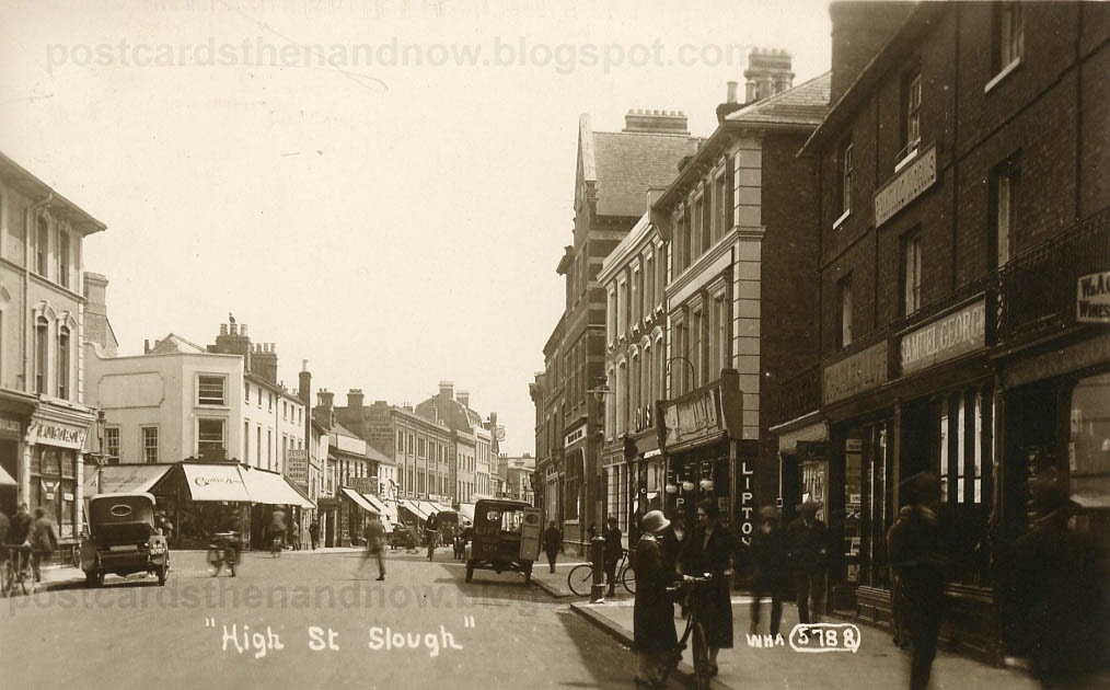 Postcards Then and Now Slough, Buckinghamshire, High Street c1926