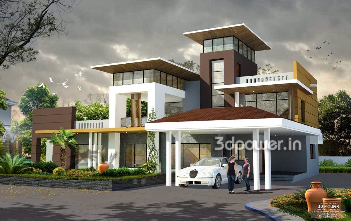 House 3D Interior Exterior Design Rendering - Home Design