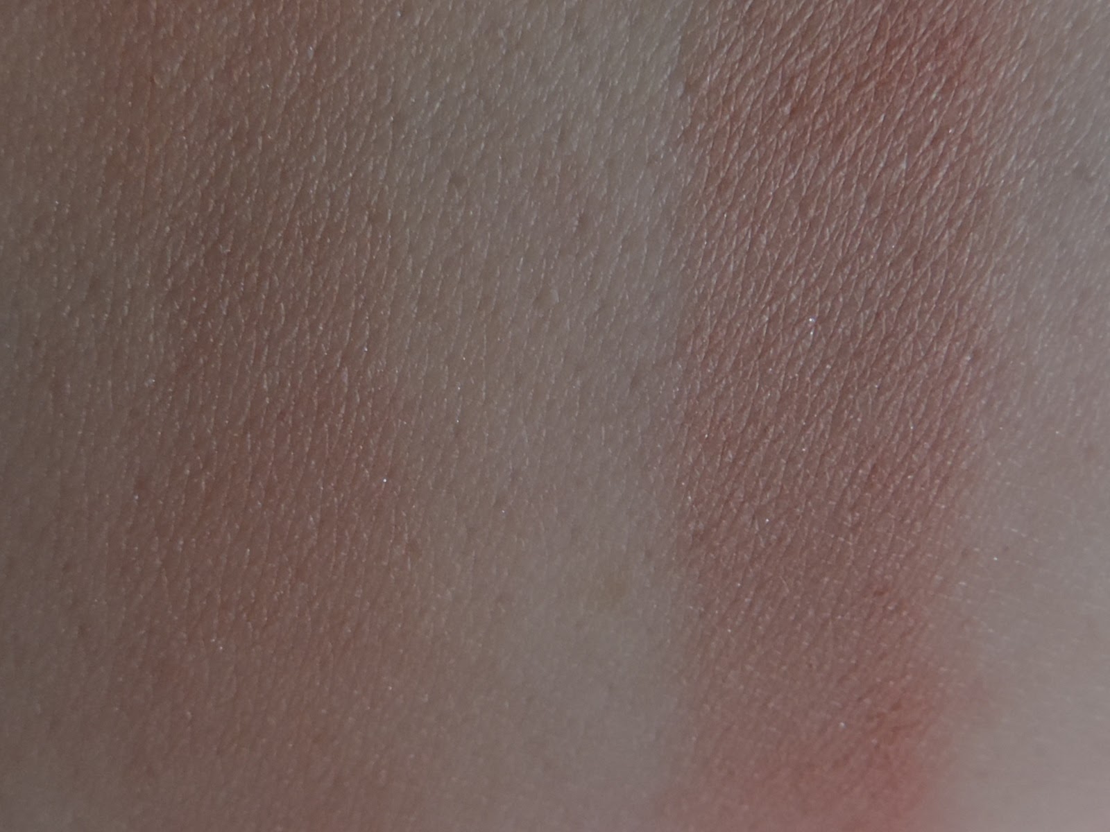 Swatches of Mood Exposure (left) blended out (right) single swipe