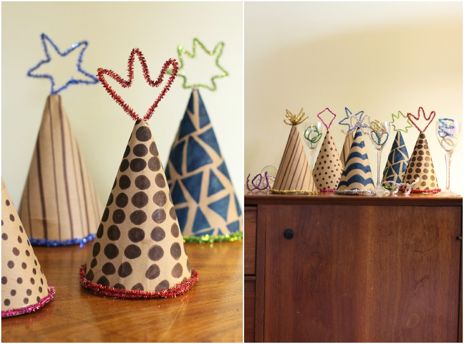 Salsa Pie family diy party hats